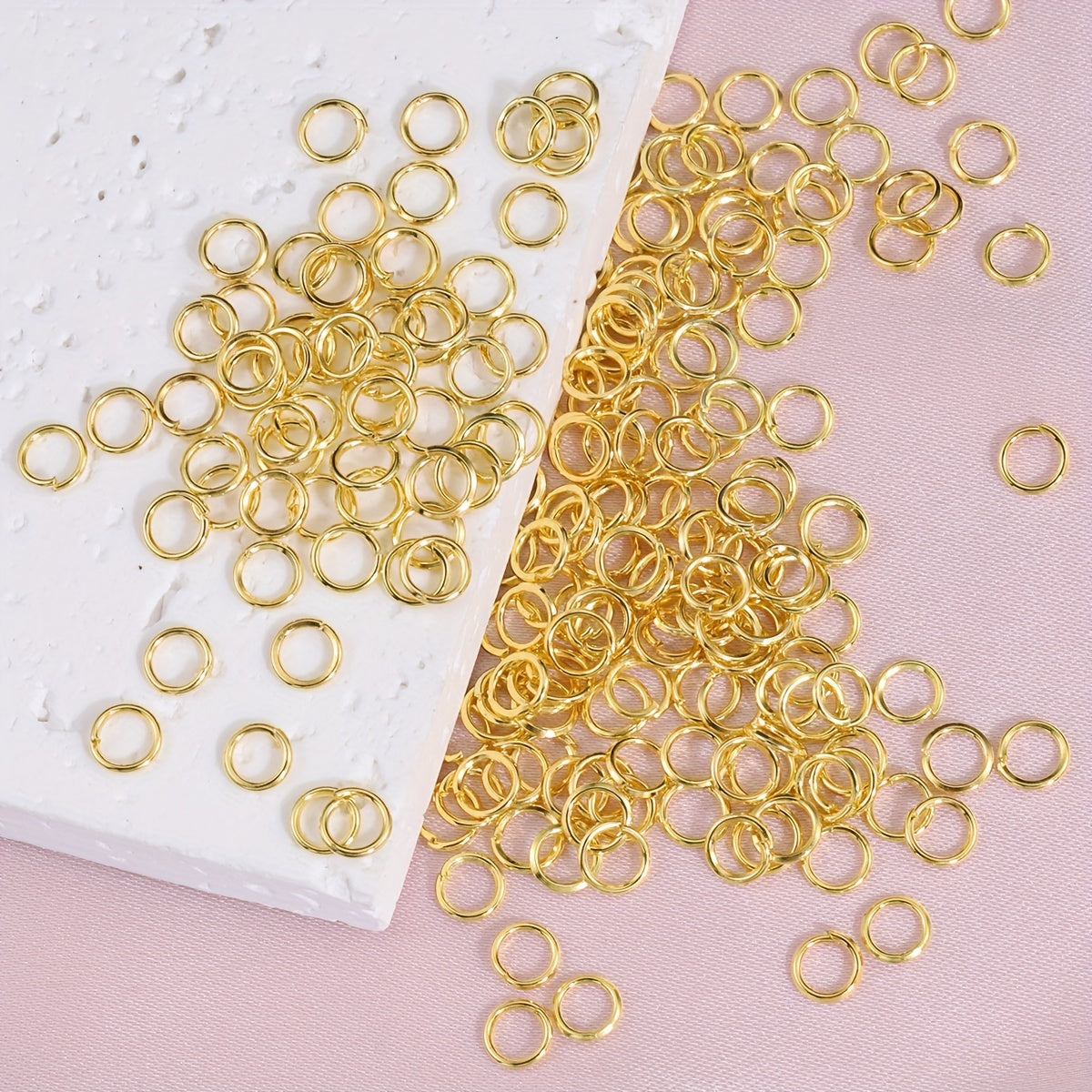 100pcs Stainless Steel Split Rings Openable Rings Connectors 10mm