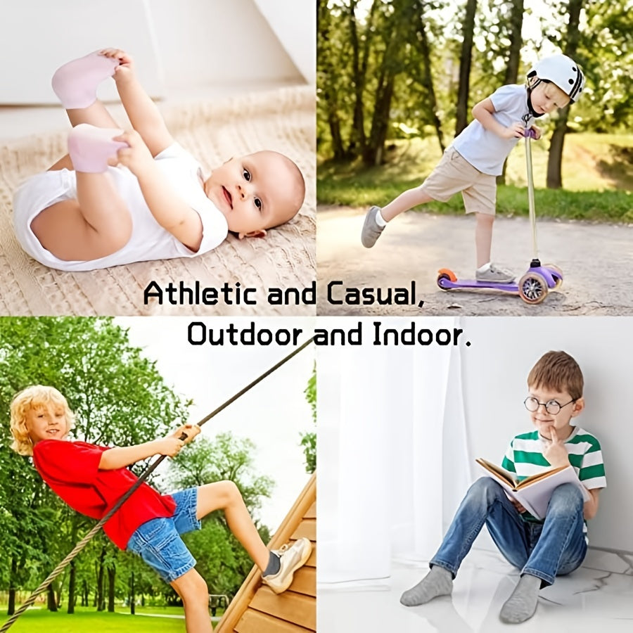 25 Pairs Boys Kids Breathable Short Socks Low Cut Ankle Socks Children's Socks