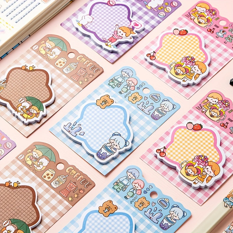 30 Sheets Hand Account Sticky Notes Fresh Message Sticker Memo Sticker