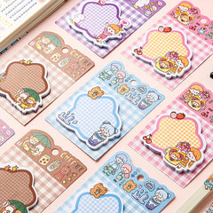30 Sheets Hand Account Sticky Notes Fresh Message Sticker Memo Sticker