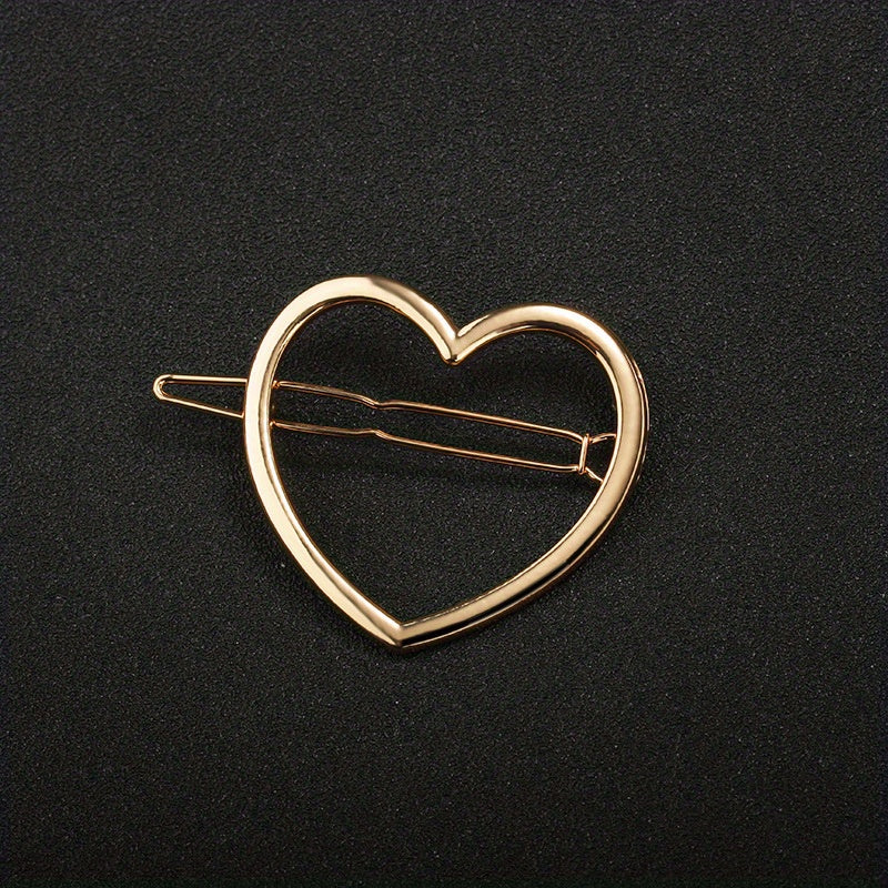 Heart Hair Clip For Side Hair Bangs Braids Girls Accessories