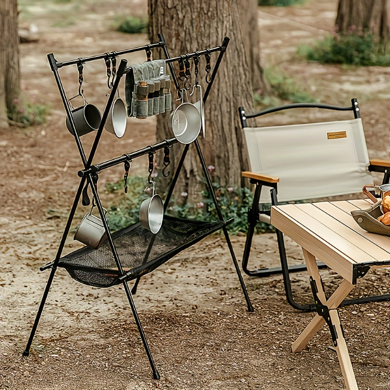 Camping Lantern Stand Outdoor Lantern Hanger Lightweight Cookware Hanging Rack