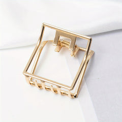 Mini Metal Hair Claw Hollow Shark Claw Back Head Clip Hair Accessories