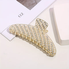 Rhinestone Hair Claw Head Jewelry Shark Claw Ponytail Holder Hair Accessories