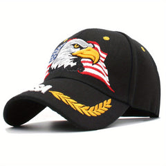 American Flag Baseball Cap Eagle Embroidery Unisex Sun Hat