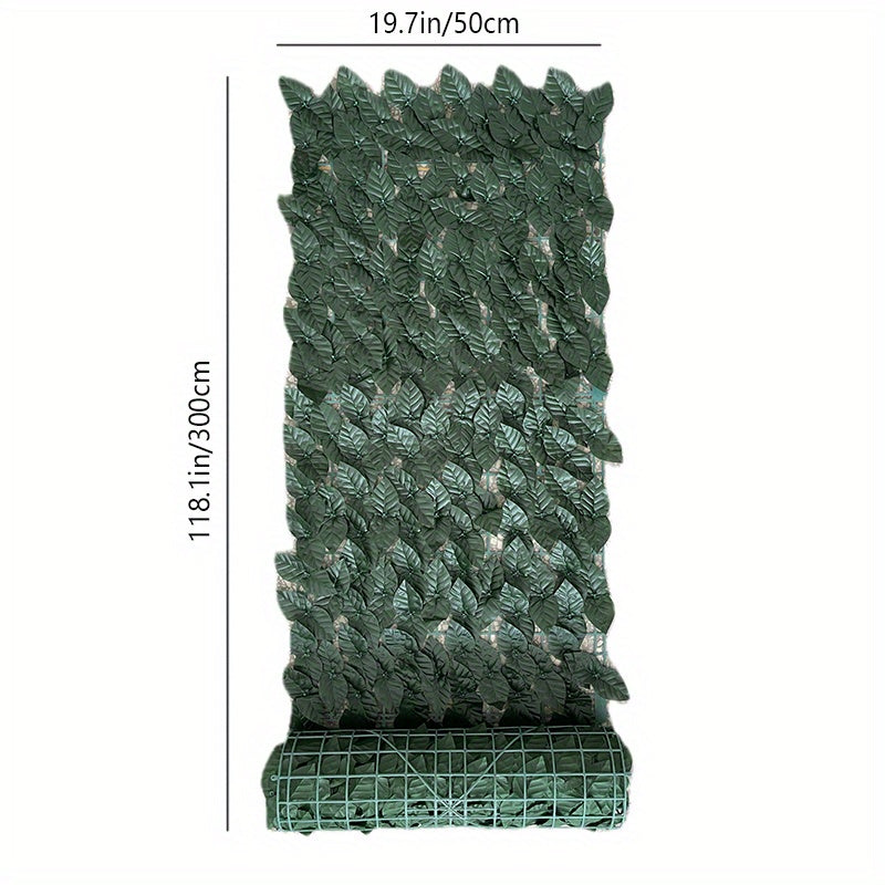 Artificial Ivy Privacy Fence - Decorative Outdoor Garden Wall Fence