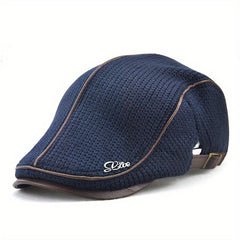Autumn Winter Crochet Beret Buckle Hats For Men And Women