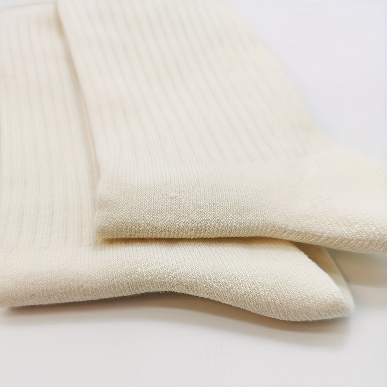 Solid Mid Tube Socks Women's Stockings