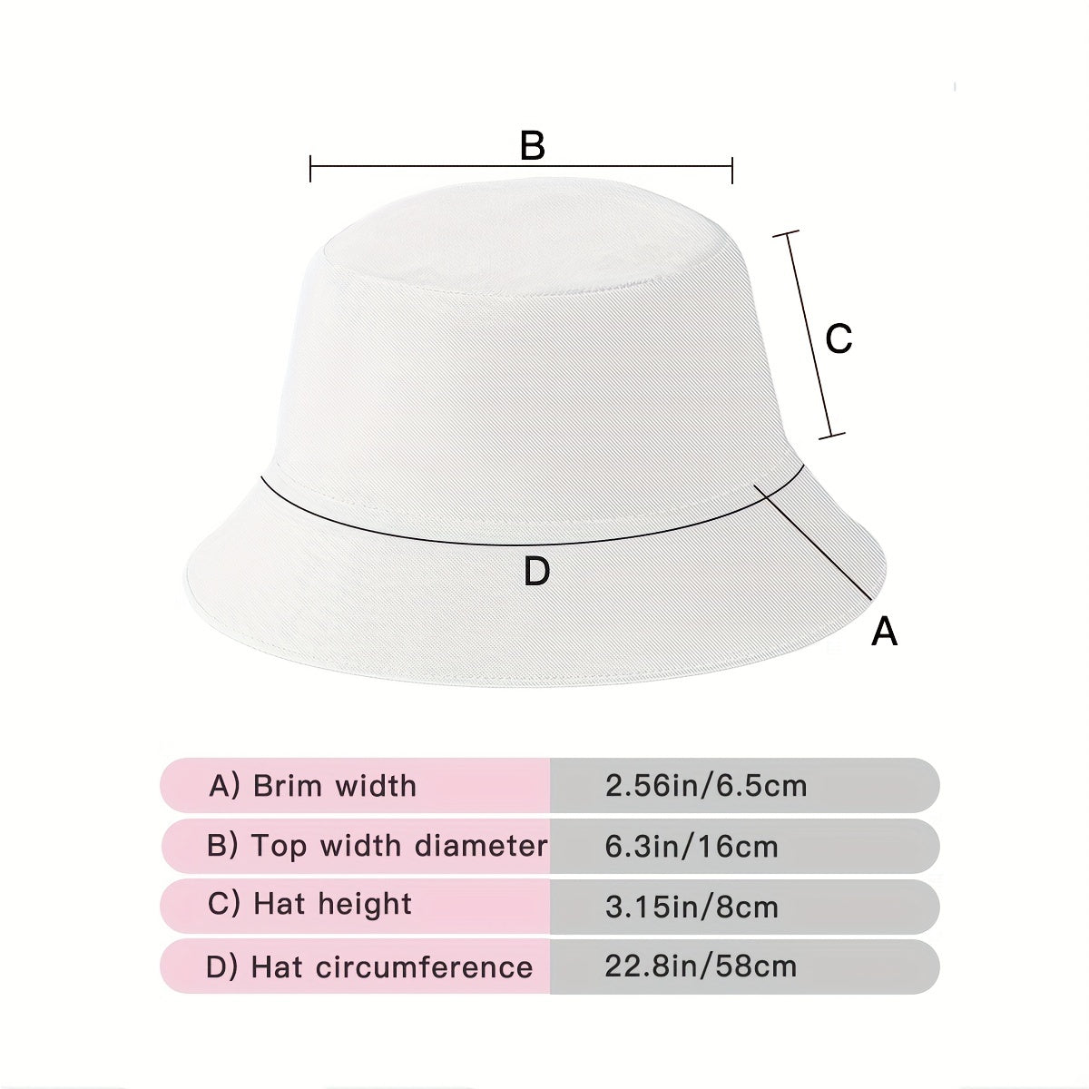 Red Beauty Printed Bucket Hat Reversible Classic Cotton Basin Hat