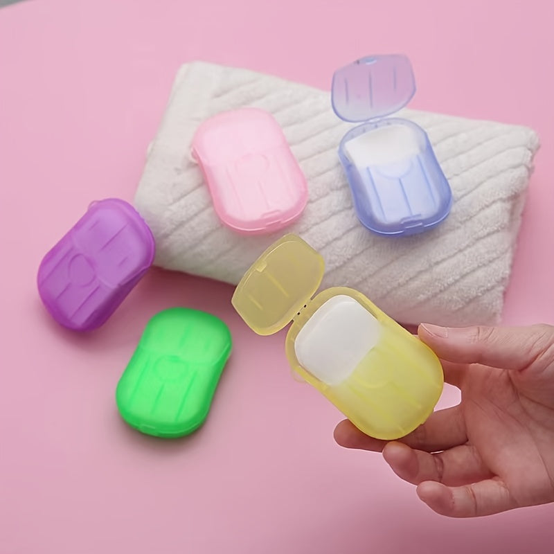 20pcs Travel Portable Disposable Soap in Box