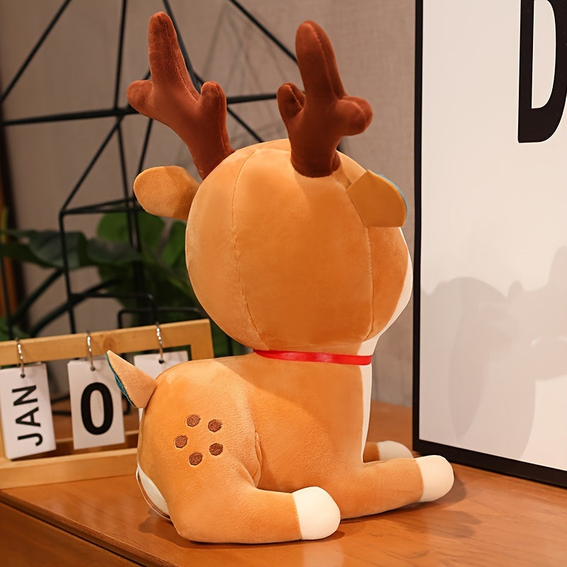 Christmas Deer Doll Plush Pillow Home Decoration