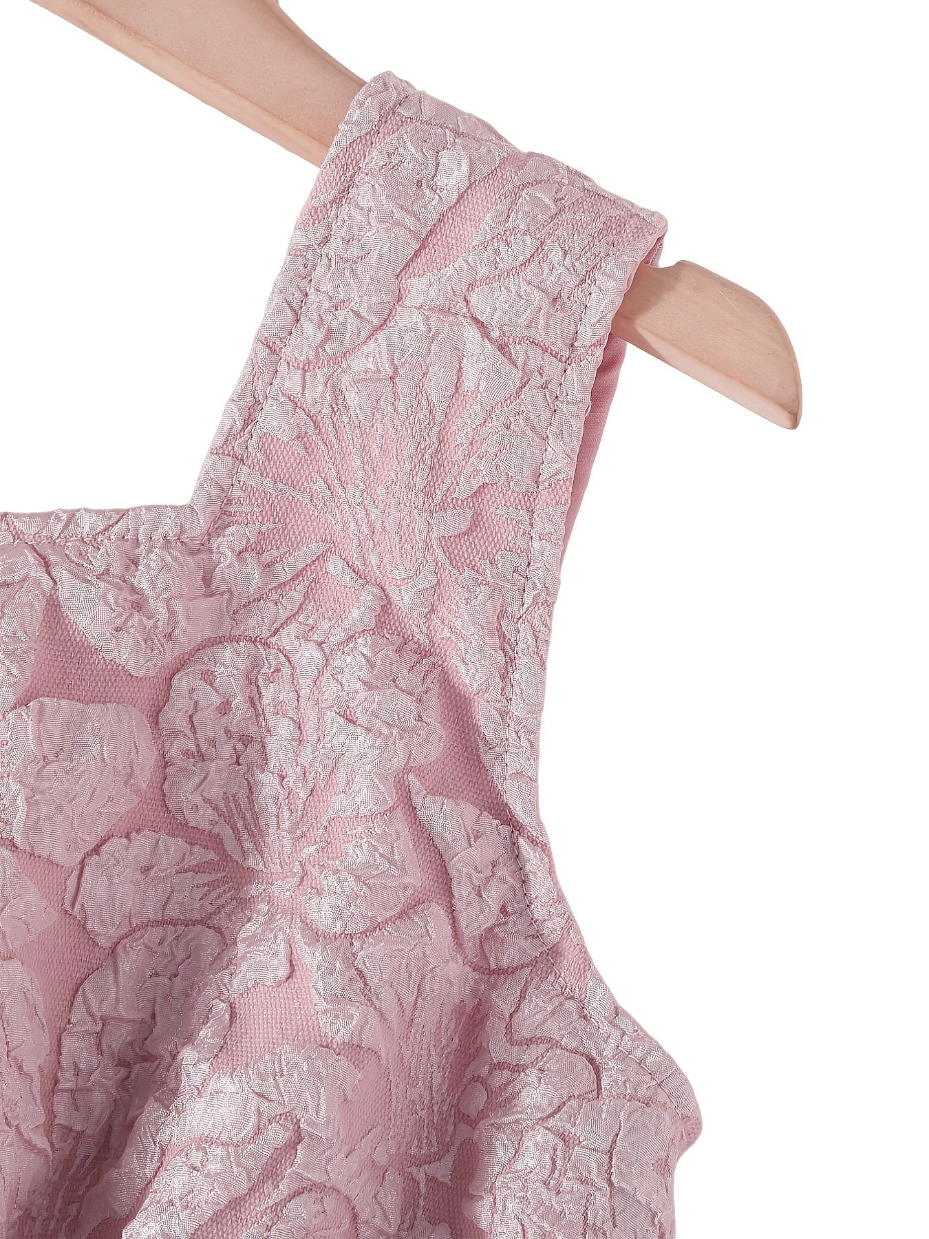 Girls Floral Sleeveless Dress with Bowknot for Summer