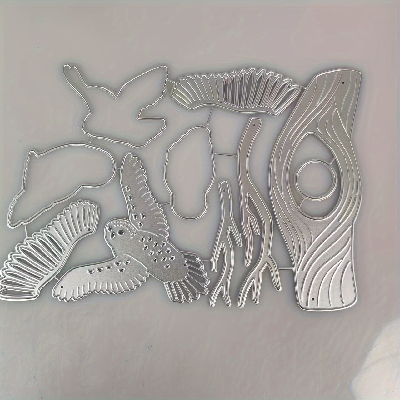 Owl Metal Cutting Dies And Stamps For Scrapbooking