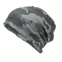 Breathable Sport Beanie Hat Outdoor Running Skull Cap Elastic Chemo Headwear