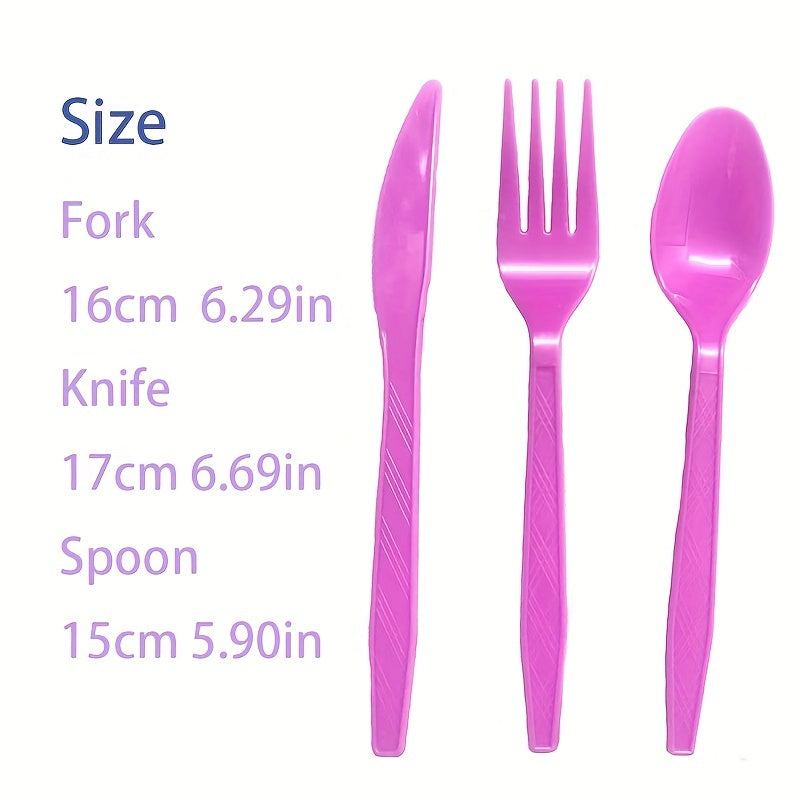 Mermaid Party Supplies Pink & Purple Tableware Set for Kids' Birthdays