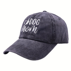 Embroidery Baseball Cap Cartoon Pet Washed Distressed Mom Dad Hats
