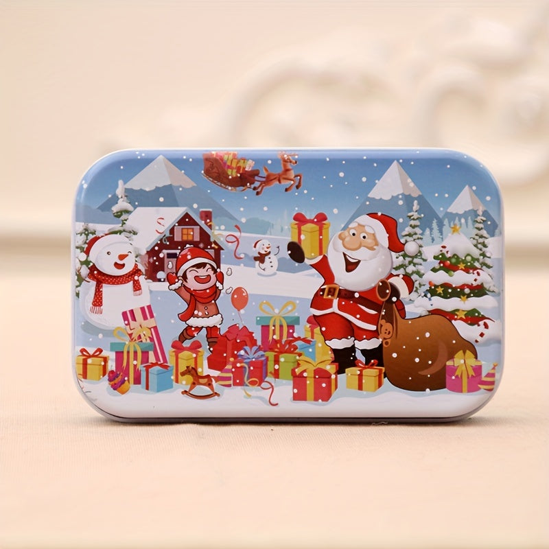 Christmas Wooden DIY Small Gift Children's Santa Claus Educational Puzzle Toys