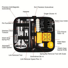 Watch Repair Kit Watch Replacement Tool Kit Watch Link Removal Tool Kit