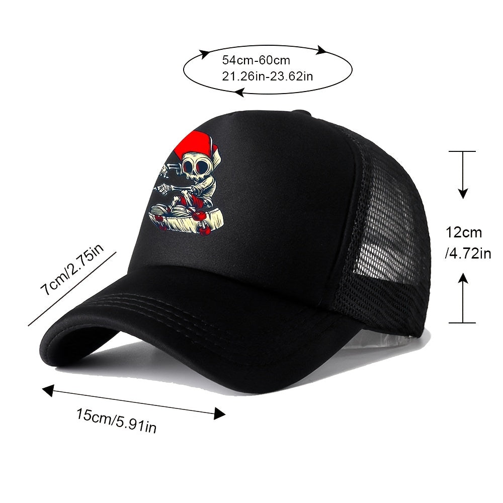 Unisex Mesh Sunshade Adjustable Baseball Cap Outdoor Sport Embroidery