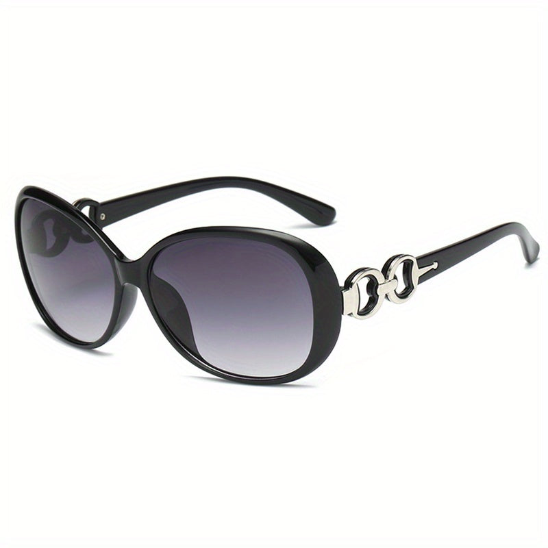 Round Frame Sunglasses Gradient Lens Glasses UV400