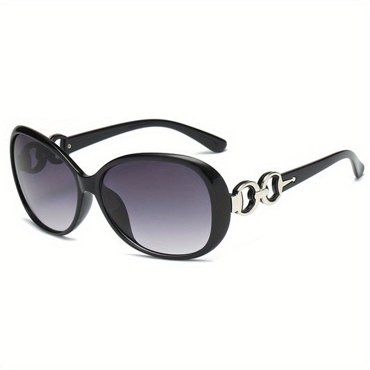 Round Frame Sunglasses Gradient Lens Glasses UV400