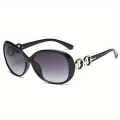 Round Frame Sunglasses Gradient Lens Glasses UV400