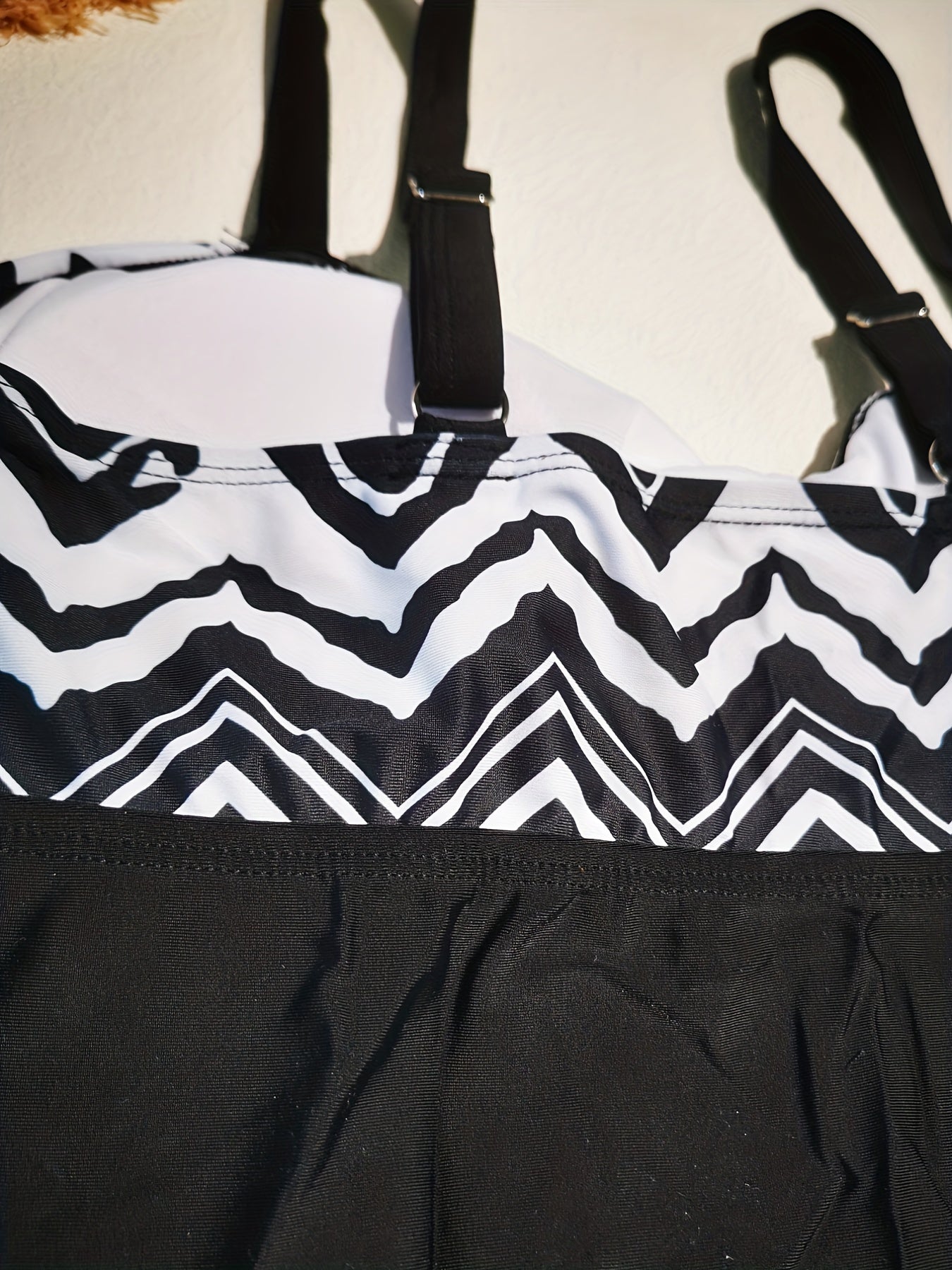 Geometrical Print Tankini Sets Women's Two Piece Swimsuit
