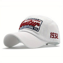 Vintage Patch Baseball Cap Letter Embroidery Dad Hats Unisex Adjustable Sun Hats