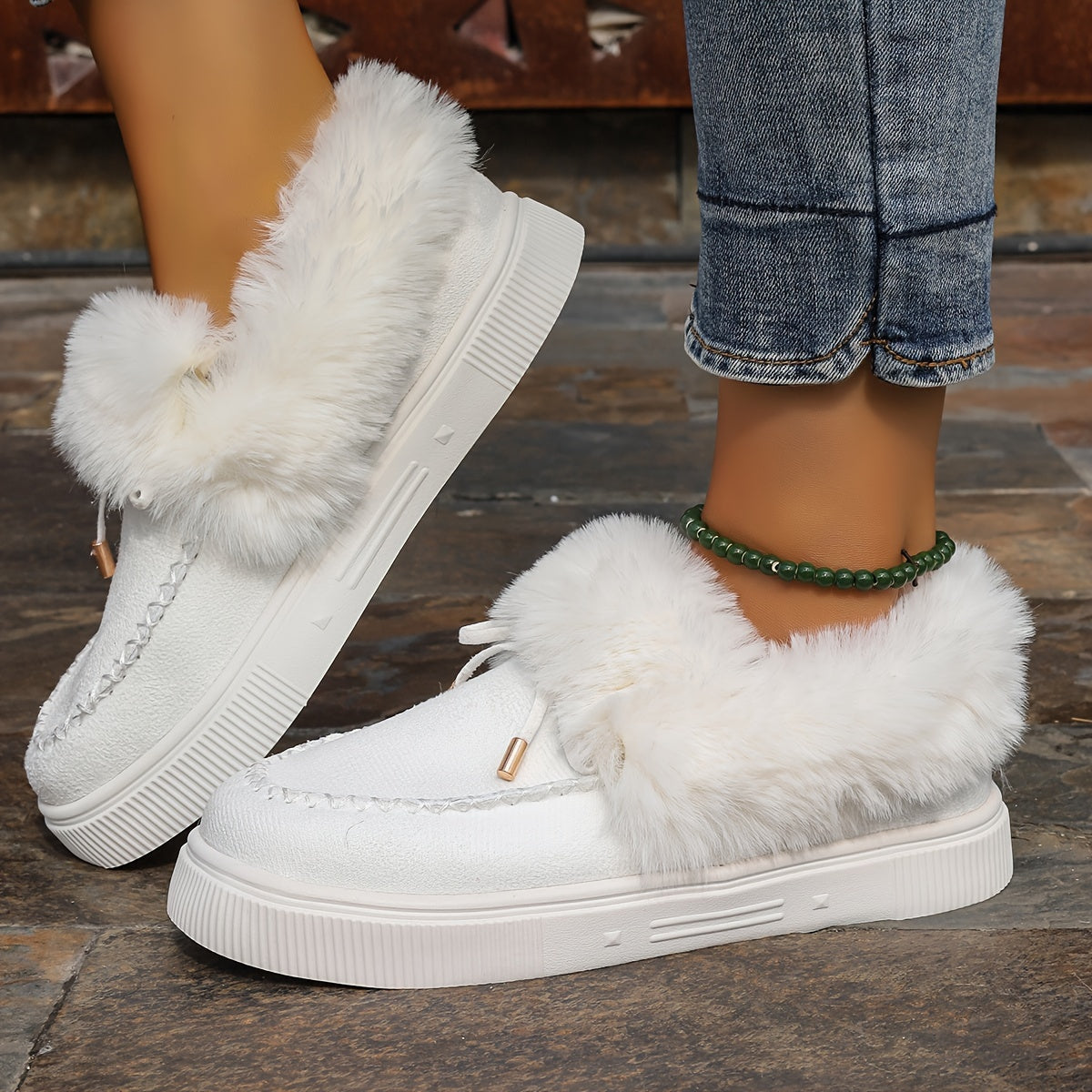 Women's Winter Snow Shoes Non-slip Warm Ankle Shoes
