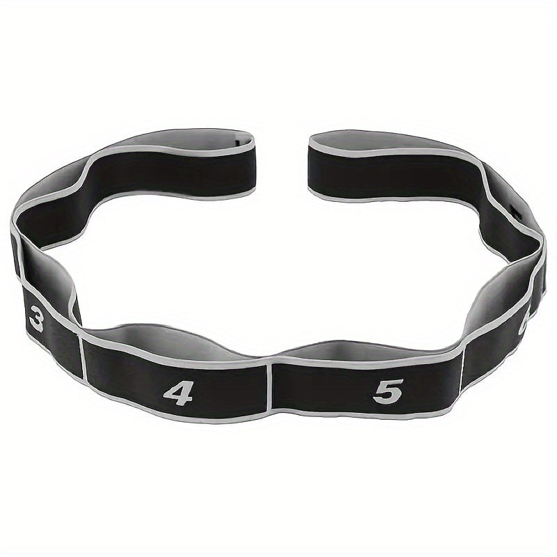 Yoga Resistance Band with 20-32cm Rings Home Gym Stretch Belt