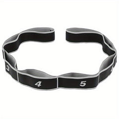 Yoga Resistance Band with 20-32cm Rings Home Gym Stretch Belt