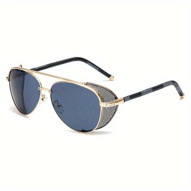 Men's Steampunk Sunglasses UV400 Protection For Holiday Outdoor Party