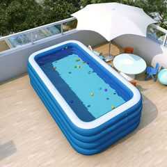 Inflatable Family Lounge Pool for Kids Adults Babies
