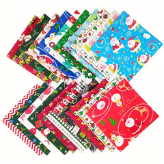 Christmas Style Patchwork Cloth Head Cloth Set 25 9 8 9 8in Cotton Printed Cloth