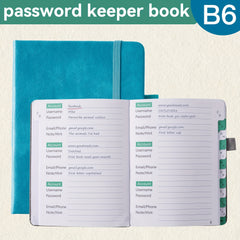 Password Book With Tabs Medium Size Password Keeper Book For Internet Website