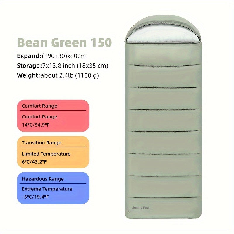 Lightweight Waterproof Camping Sleeping Bag for Men & Women
