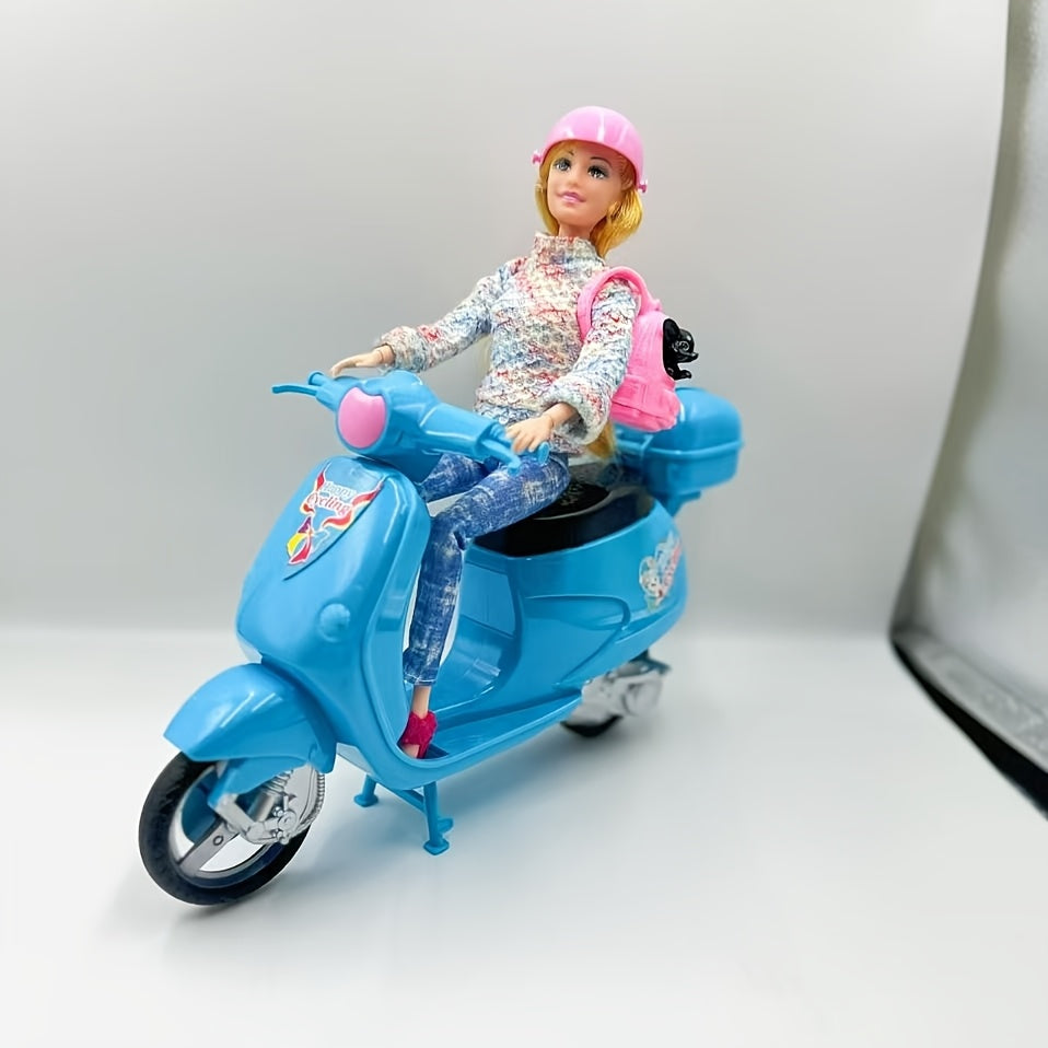 Fashionable Doll Motorcycle Playset