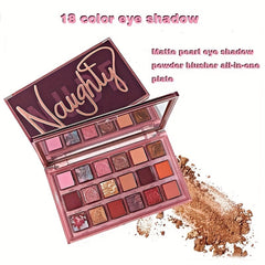 Rose Eyeshadow Palette Multicolor Pearly Matte Sequin Finish Eyeshadow Palette