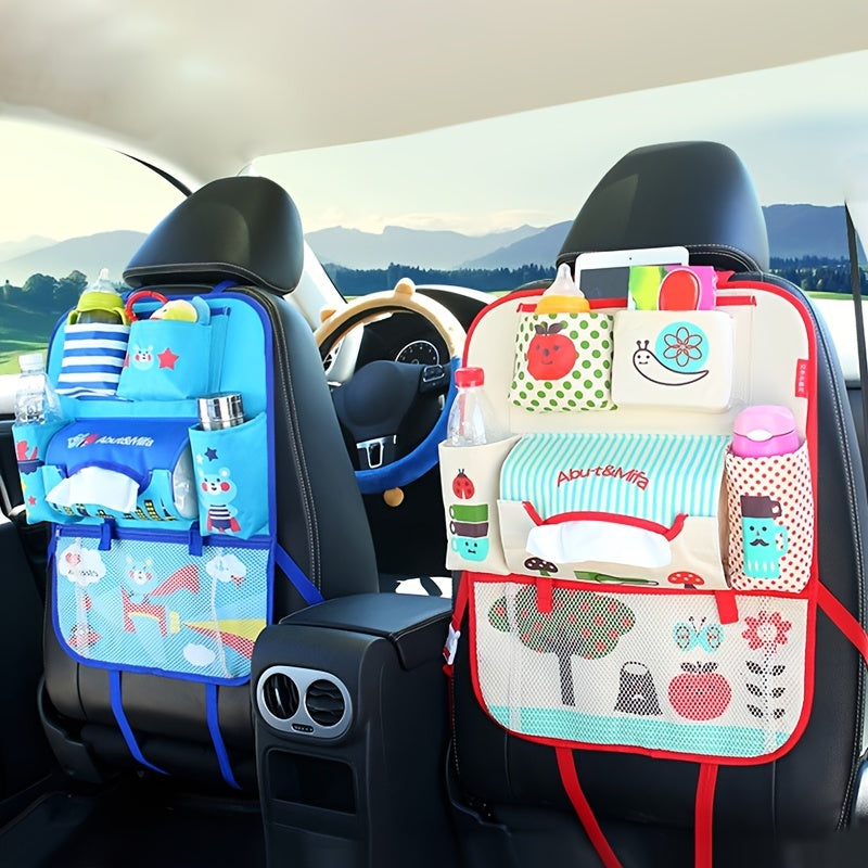 Car Seat Back Hanging Storage Bag Cartoon Design