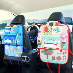 Car Seat Back Hanging Storage Bag Cartoon Design
