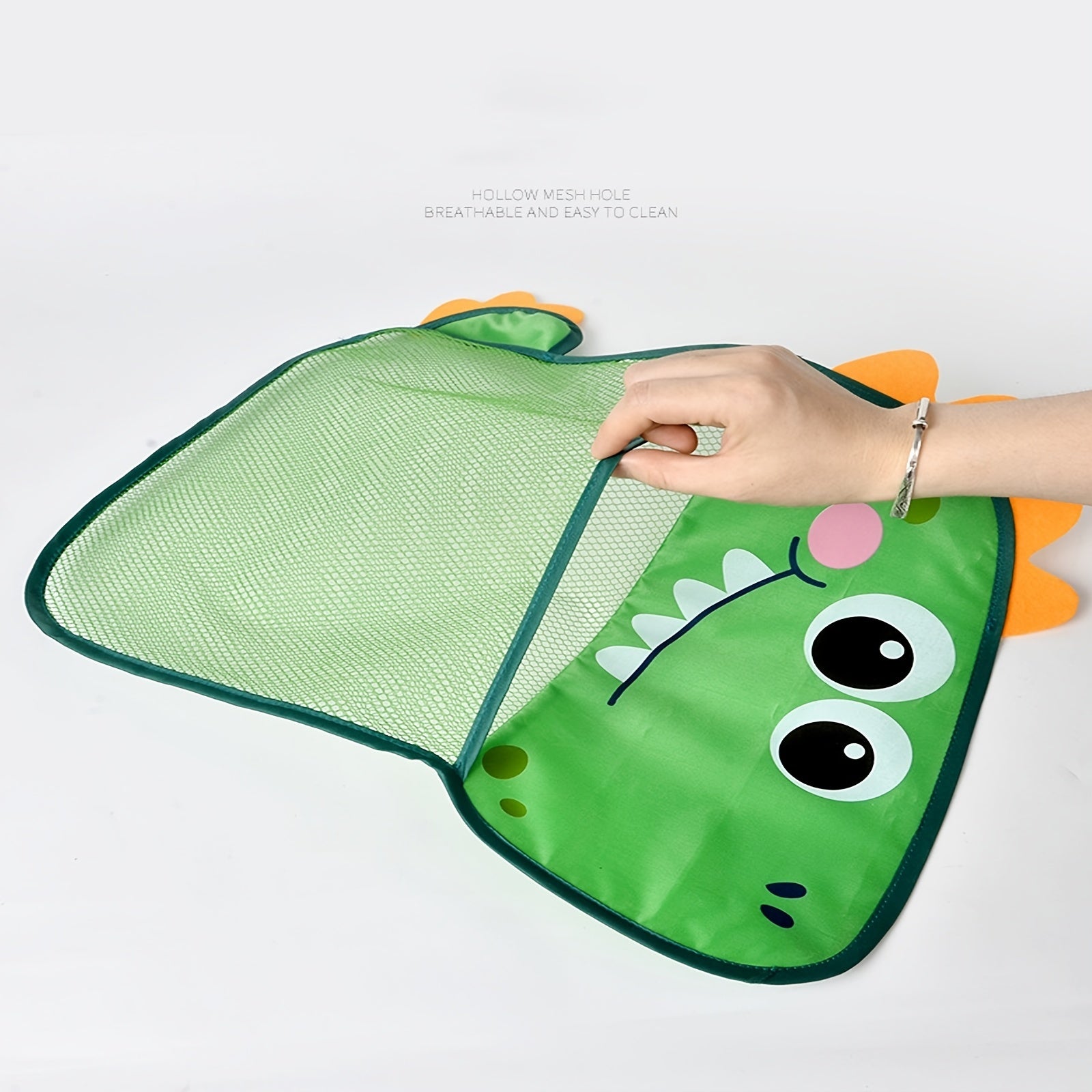 Cartoon Dinosaur Mesh Net Toy Storage Bag for Kids' Water Toys