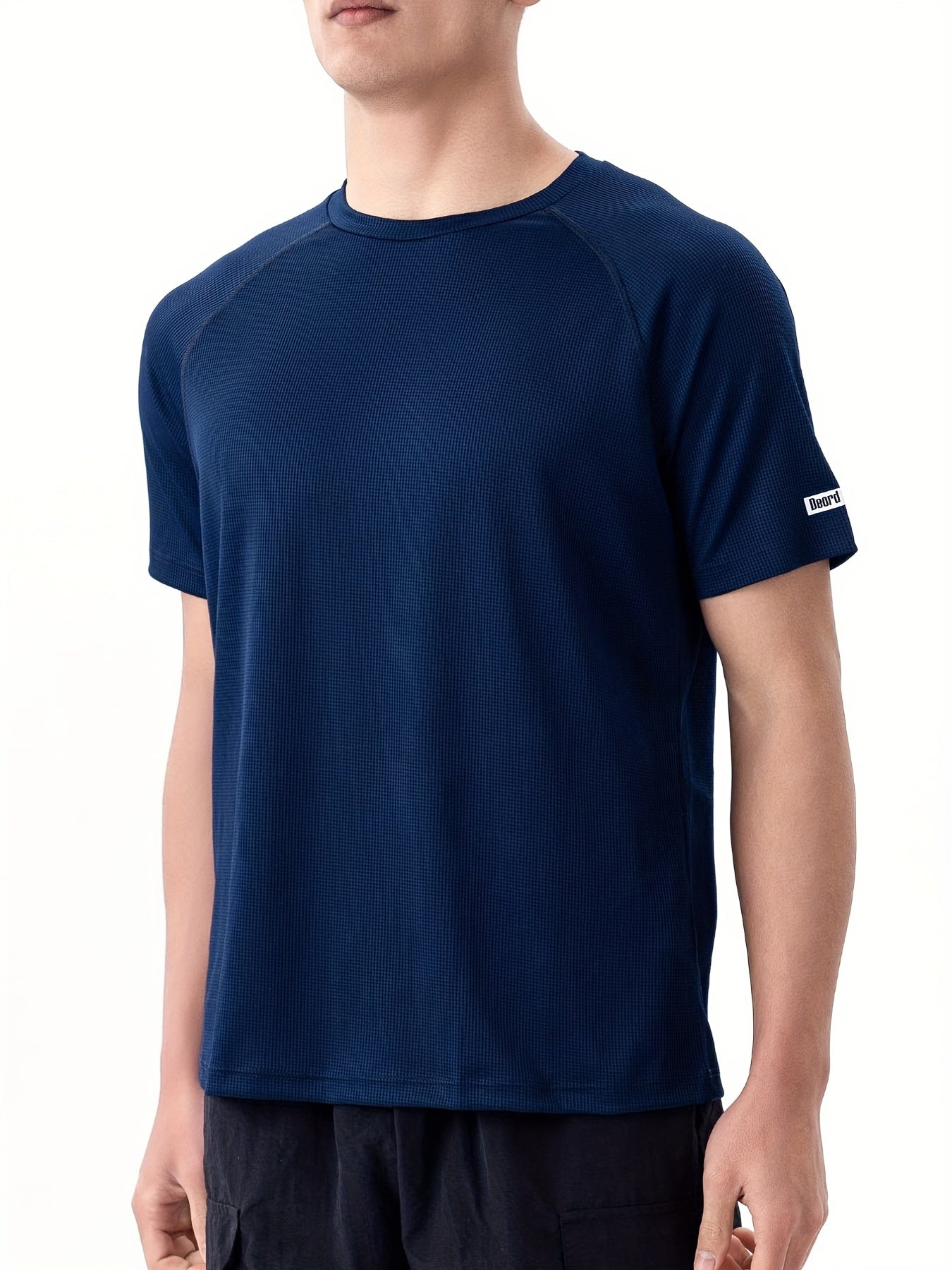Men's Sports T Shirt Sweat Absorption Breathable for Gym Workouts