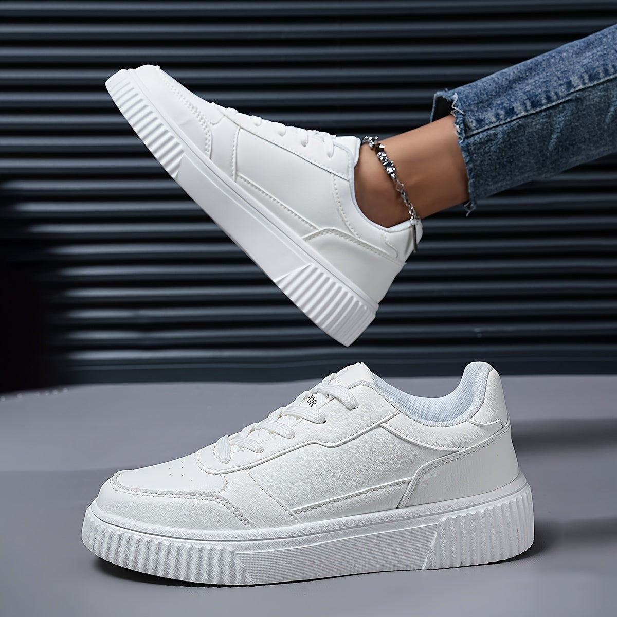Women's Minimalist Solid Flat Shoes Casual Low Top Sports Shoes