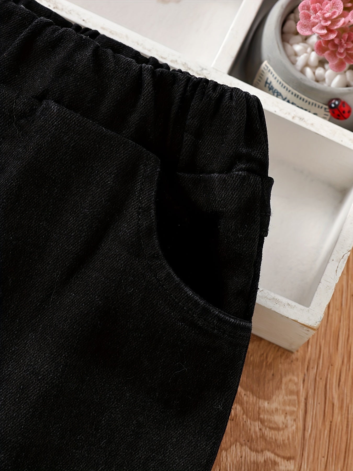 Raw Edge Flared Jeans Girls Clothes