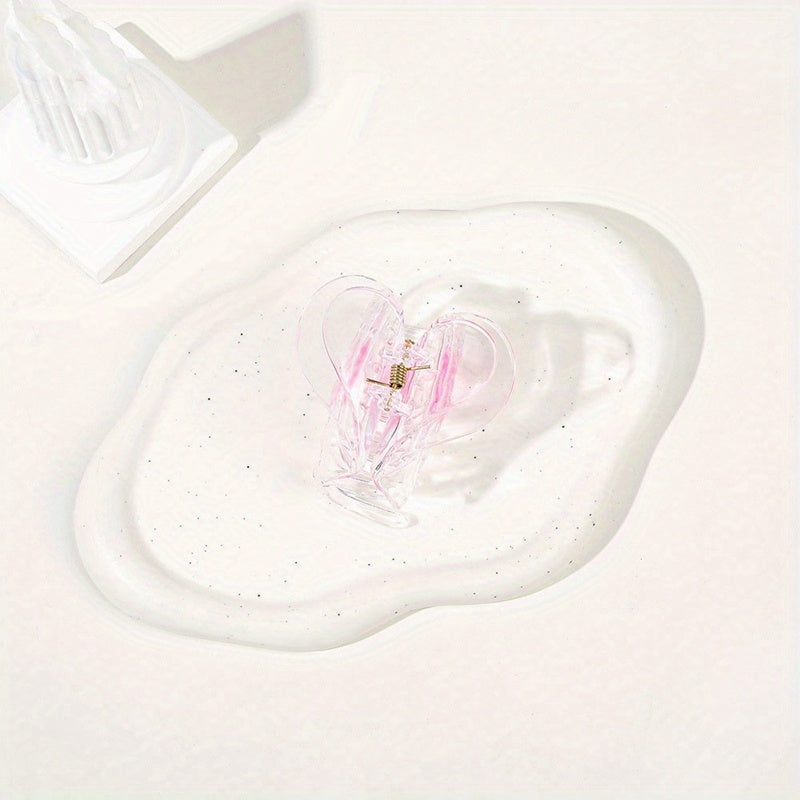 Heart shaped Acrylic Hair Claw Headwear Hair Accessories