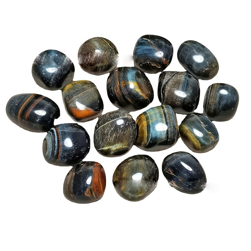 1pc Tiger Polished Rolling Stone Grinding Stone for Aromatherapy Diffuser
