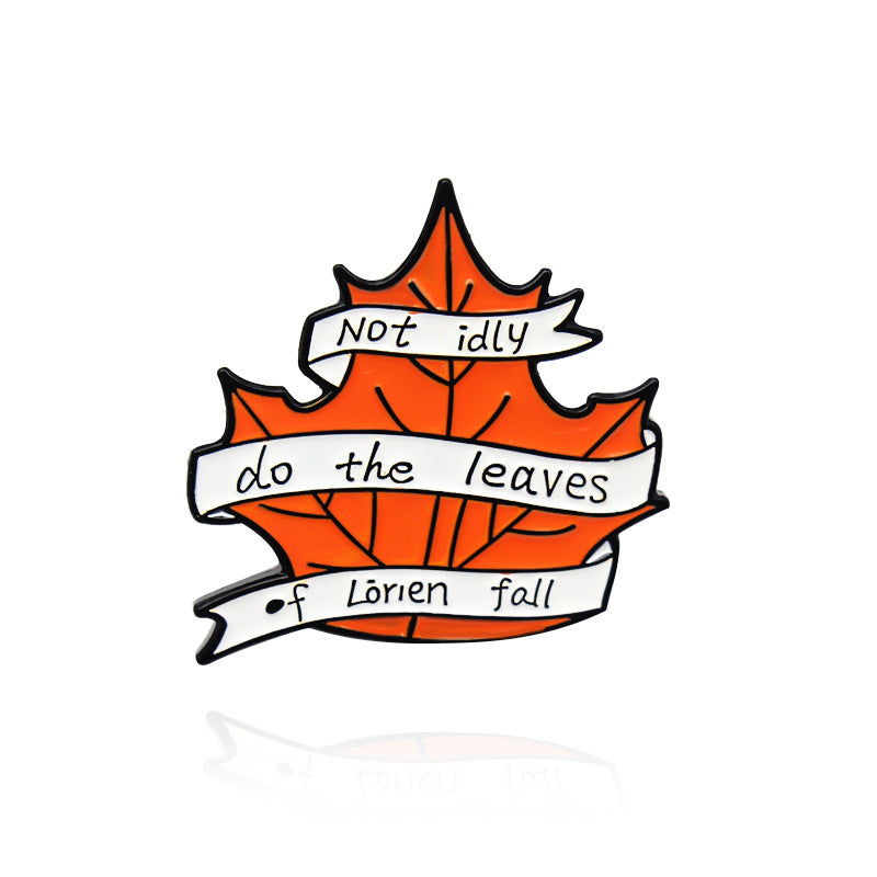 Leaf Alloy Brooch Personality Creative Pin