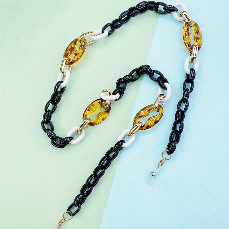 Acrylic Glasses Rope Chain for Anti-drop, Hanging Neck, Clear