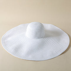 Vintage Sun Hat Women's Oversized Brim Beach Hat - Christmas Gift