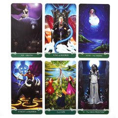 56pcs Universal Celtic Tarot Deck Modern Tarot Library Cards with QR Code Guide
